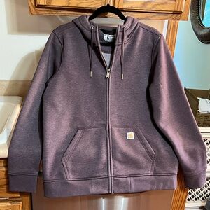 Carhartt WOMEN'S RELAXED FIT MIDWEIGHT FULL-ZIP SWEATSHIRT